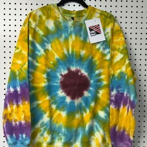 Circular Tie Dye Crew